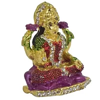 RealCraft; INSPIRING LIFES Lakshmi Devi Idol Statue for Home Puja Goddess Laxmi Idols Showpiece-thumb1