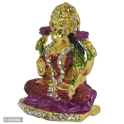 RealCraft; INSPIRING LIFES Lakshmi Devi Idol Statue for Home Puja Goddess Laxmi Idols Showpiece-thumb3