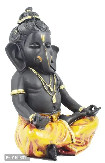 RealCraft; INSPIRING LIFES Meditating Ganesha | Ganesh Idol for Home Decor-thumb3