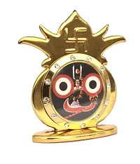 RealCraft; INSPIRING LIFES Golden Metallic Dashboard Idol of Lord Jagannath for Car / Office Desk / Study Table-thumb3