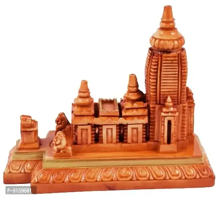 RealCraft; INSPIRING LIFES Jagannath Temple Odisha Handicraft Stone Dust Miniature Model of Lord Jagannath Temple for Showpiece, Home Decor, Gift-thumb3