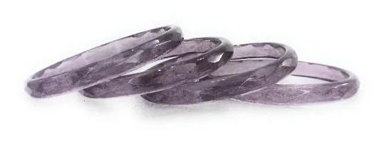 Diamond Pattern Crystal Glass Bangles set of 04 bangles for women and girls-thumb2