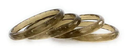 Diamond Pattern Crystal Glass Bangles set of 04 bangles for women and girls-thumb1