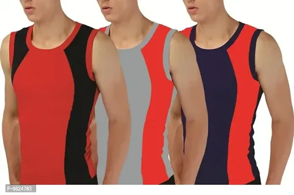 Fancy Cotton Vest for Men Pack of 3