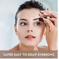 Hairline Powder Hair Shading Sponge Pen Hairline Shadow Powder Stick Quick Root Touch Up Waterproof Hair Root Concealer Paired With 3 Pairs Of Eyebrow Stamp Brown Hair Care Hair Mascaras Root Touch Ups-thumb2