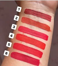 ICECREAM SHAPED LIQUID LIPSTICK SET OF 6 BOLD COLOURS.-thumb2