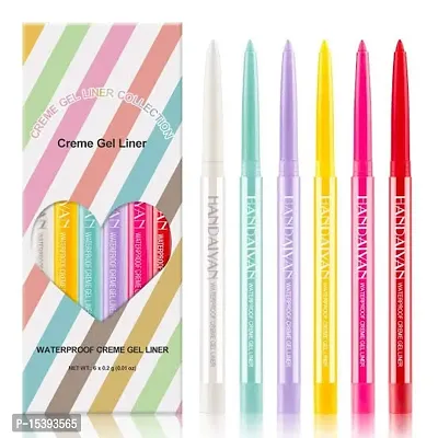 Colourfull creme kajal  eyeliner set of 6-thumb4