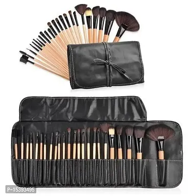 Professional Makeup Brushes Kit Wooden Handle 24 peace brush set All in one brush set