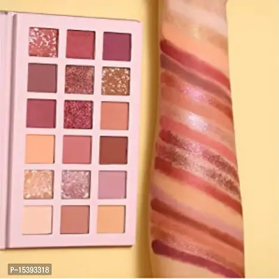 Nude Edition 18 Shades Eyeshadow Palette (Multicolour), Metallic, Shimmery, Satin  Matte Finish-thumb3