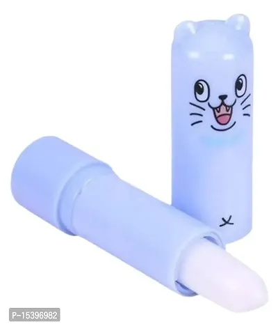 New Cute Cartoon Lip Balm Helps in Moisturizing and Hydrating Lips pack of two (Blue,DarkBlue)-thumb2