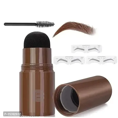 Hairline Powder Hair Shading Sponge Pen Hairline Shadow Powder Stick Quick Root Touch Up Waterproof Hair Root Concealer Paired With 3 Pairs Of Eyebrow Stamp Brown Hair Care Hair Mascaras Root Touch Ups