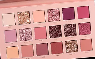 Nude Edition 18 Shades Eyeshadow Palette (Multicolour), Metallic, Shimmery, Satin  Matte Finish-thumb1