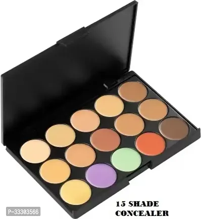 Natural 15 Shades Concealer Palette Natural Finish-thumb0