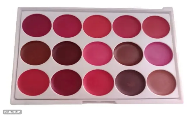 HudaQueen Lip Color Palette 15 Shades of Color (Pack of 1)