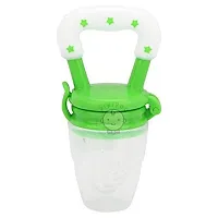 PIKIPOO 90ML Newborn Baby Feeding Bottle Toddler Safe Silicone Squeeze Feeding Spoon Milk Cereal Bottle Baby Training Feeder (Random Color/90 ml) (Green)-thumb3