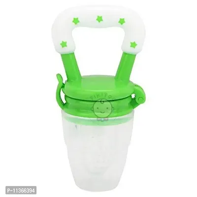PIKIPOO 90ML Newborn Baby Feeding Bottle Toddler Safe Silicone Squeeze Feeding Spoon Milk Cereal Bottle Baby Training Feeder (Random Color/90 ml) (Green)-thumb4