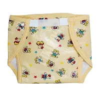 PIKIPOO Presents Baby Kids Soft PVC (Plastic) Diaper Joker Padded Baby Nappy Panty Training Pants with Inner & Outer Soft Plastic Reusable & Waterproof Multi (3-6 Month ) (3-6 Months, Multicolor)-thumb3