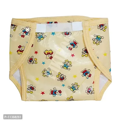 PIKIPOO Presents Baby Kids Soft PVC (Plastic) Diaper Joker Padded Baby Nappy Panty Training Pants with Inner & Outer Soft Plastic Reusable & Waterproof Multi (3-6 Month ) (3-6 Months, Multicolor)-thumb4