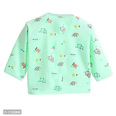 PIKIPOO New Born Baby Summer Wear Baby Clothes 5Pcs Sets 100% Cotton Baby Boys Girls Unisex Baby Cotton/Summer Suit Toddlers Infant Clothes First Gift for New Born Baby. (0-3 Months, Green)-thumb3