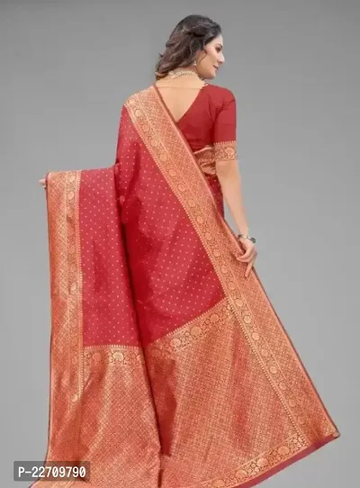 Stylish Fancy Designer Cotton Silk Saree With Blouse Piece For Women