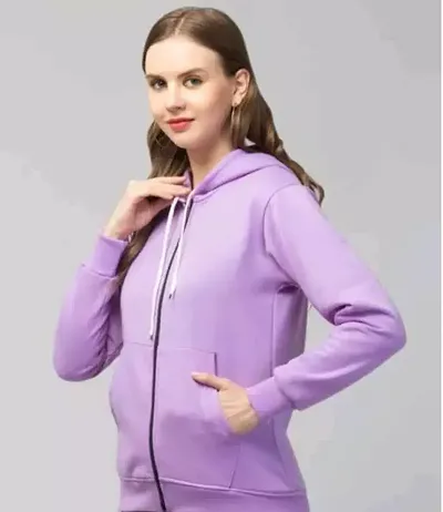 PDKFASHIONS Winter Wear Zipper Sweatshirt Hoodies for Women