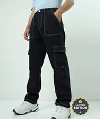 Black Demin Jeans For Men-thumb1