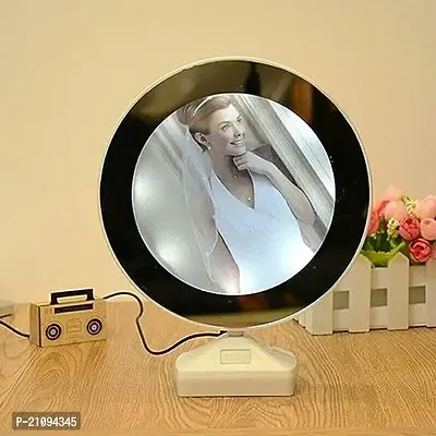 Bells Gifts Magic Mirror Cum Photo Frame with LED Lights for Home Decor-thumb0