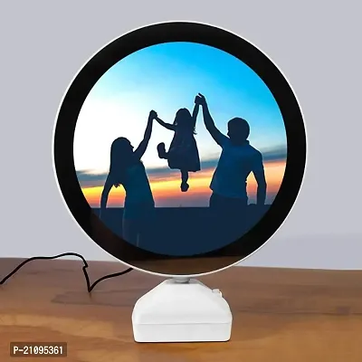 Magic Mirror Cum Photo Frame with LED Lights for Home Decor