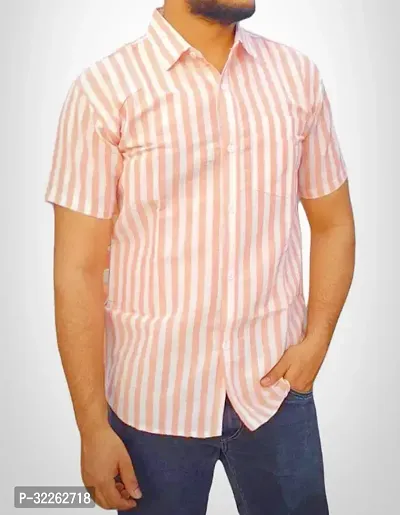 Stylish Multicoloured Khadi Cotton Casual Shirts For Men-thumb0