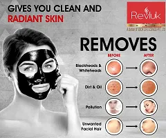 Revluk U.A.E. Rotex Charcoal Peel Off Mask remove blackheads  whiteheads | deep skin purifying cleansing I Fresh Glowing Skin 100ml-thumb2