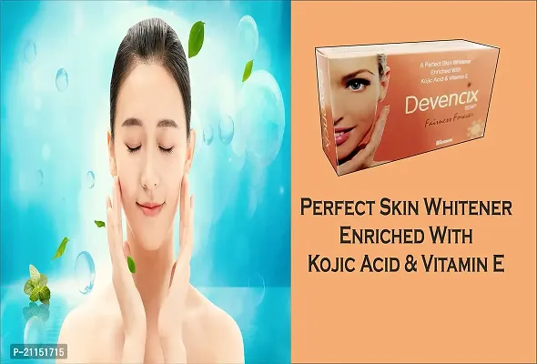 Devencix Skin Lightening Soap with Kojic Acid  Vitamin E Soap Fairness Forever 75 gm (Pack Of 6)-thumb3