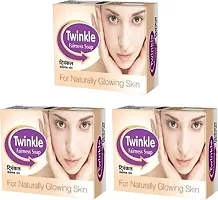 Twinkle Soap,Organic and Anti-Septic For Naturally Glowing Skin For Men and Women (75gm x 3 Soap pack)-thumb1