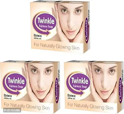 Twinkle Soap,Organic and Anti-Septic For Naturally Glowing Skin For Men and Women (75gm x 3 Soap pack)-thumb2