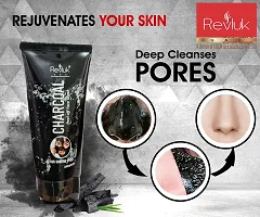 Revluk U.A.E. Rotex Charcoal Peel Off Mask remove blackheads  whiteheads | deep skin purifying cleansing I Fresh Glowing Skin 100ml-thumb1