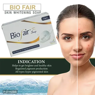 Biofair Glutathione Skin Whitening Soap For Brightening  Whitening For All Skin Types 75gm PAck of 6-thumb3