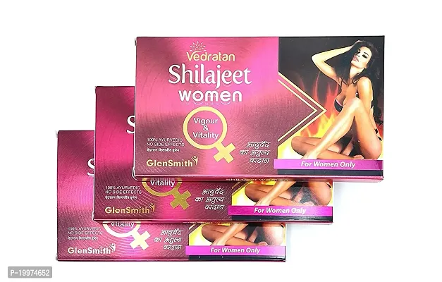 Vedratan shilajeet Women Vigour  Vitality (10 Capsules) - 30 CapsulesPack of 3