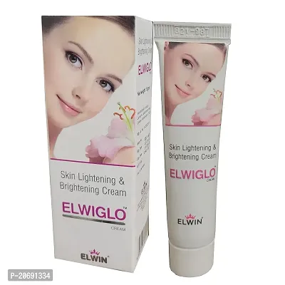 Zee Elwin Elwiglo Skin Lightening Cream with Kojic Acid, Arbutin, Glutathione | All Types Hyper Pigmented Skin, Remove Spots- 15g (Pack of 2)