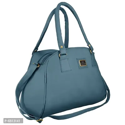 Women Blue Shoulder Bag-thumb4