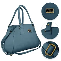 Women Blue Shoulder Bag-thumb2