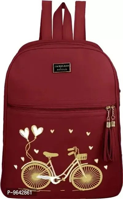 Classy Printed Backpacks for Women-thumb0