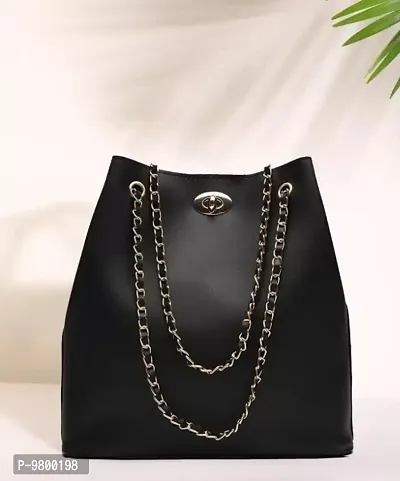 Evolic Women Black Shoulder Bag - Extra Spacious-thumb0