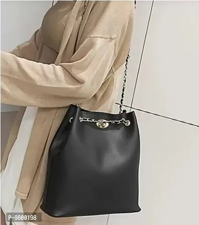 Evolic Women Black Shoulder Bag - Extra Spacious-thumb3