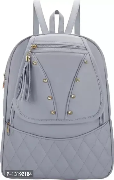 Classy Solid Backpacks for Women-thumb5