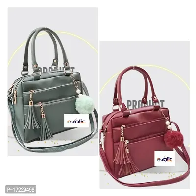 Fashionable Combo Of Women Hand-held Bags WIth Sling Strap-thumb0