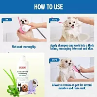 ROMSAY Anti-Dandruff  Conditioning Mint Shampoo 200ML + Pet Bathing Brush Anti-dandruff, Allergy Relief, Anti-fungal, Anti-itching, Whitening and Color Enhancing Fresh Notes, Mint Dog Shampoo 200ML-thumb1
