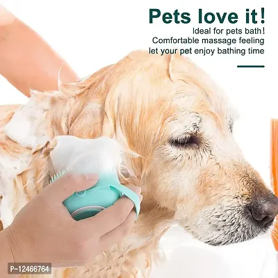 ROMSAY Dry Bath Foam Shampoo For Pets+ Pet Bathing, Massaging, Body Scrub, Shower Brush Allergy Relief Flea and Tick, Coffee Dog Shampoo(150 ml)-thumb5