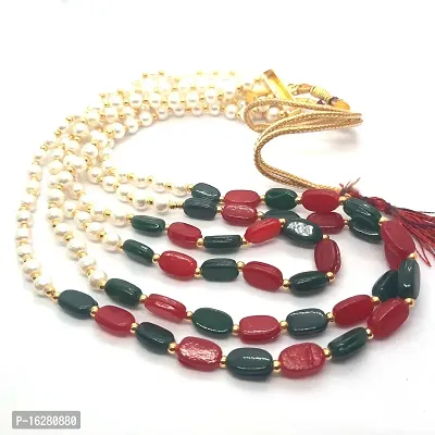 Multicoloured beads long necklace-thumb2