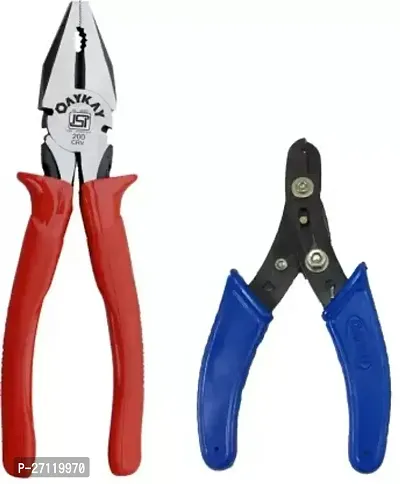 Combination Plier And One Wire Stripper Lineman Plier Pack Of 2