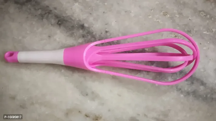 Mini Whisk Beater Plastic, Silicone Balloon Whisk