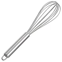 Stainless Steel 10-Inch Whisk/ Beater/Hand Mixer Stainless Steel Cage Whisk-thumb3